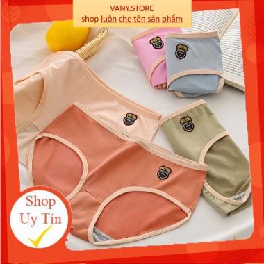Quần Lót Nữ Happy Girl Cao Cấp Cotton Dễ Thương Mềm Mại B05 - Giá 12.000₫