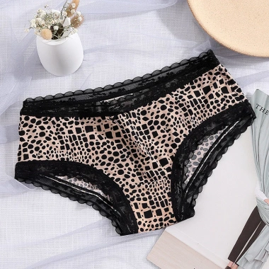 Quần Lót Nữ Lụa Băng Viền Ren Da Báo - Chip Thun Lạnh Mẫu Mới A96 Giá 32.000 VND 10 Quần Lót Nữ Lụa Băng Viền Ren Da Báo - Chip Thun Lạnh Mẫu Mới A96 Giá 32.000 VND 10