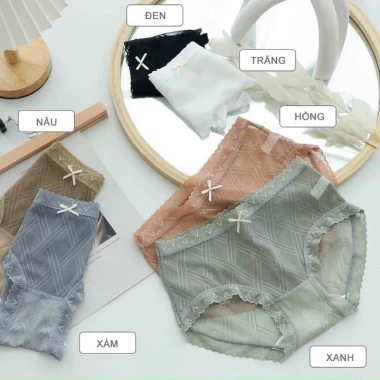 Quần Lót Nữ Ren Cao Cấp Xuyên Thấu Mềm Mại Thoáng Mát 21.070 VND Giảm 22% 2