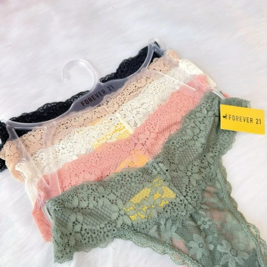 Quần lót nữ ren Forever 21 bikini gợi cảm, mềm mịn co giãn, giá ưu đãi 179k