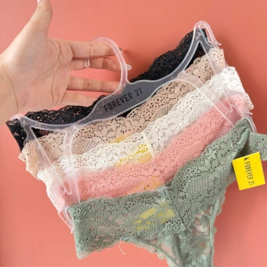 Quần lót nữ ren Forever 21 bikini gợi cảm, mềm mịn co giãn, giá ưu đãi 179k