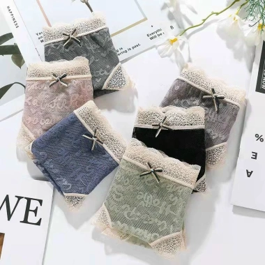 Quần Lót Nữ Ren Gấm Sexy - Viền gợn sóng quyến rũ, tôn dáng - 35.000 VND 8