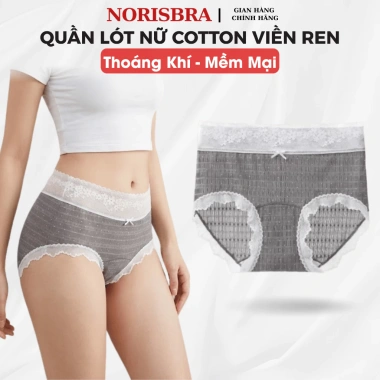 Quần Lót Nữ Ren Mềm Gợi Cảm, Chip Cạp Cao May AMYBRA L5.904 - Giá 52.000đ