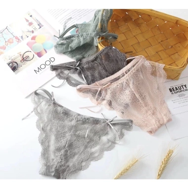 Quần Lót Nữ Ren Sexy Chun Hông Gợi Cảm Đường Cong Quyến Rũ Giá 26.900 VND 9