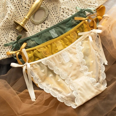 Quần Lót Nữ Ren Sexy Dây Buộc Nơ Họa Tiết Trái Tim FREESHIP Giá Ưu Đãi 35.000 9 Quần Lót Nữ Ren Sexy Dây Buộc Nơ Họa Tiết Trái Tim FREESHIP Giá Ưu Đãi 35.000 9