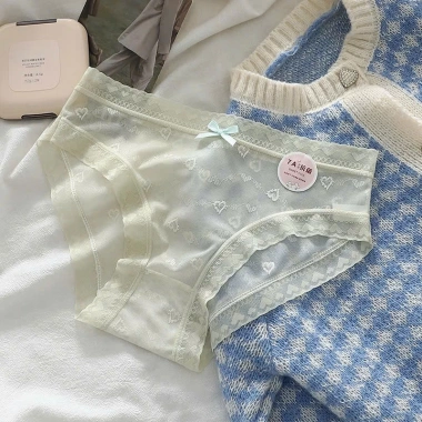Quần Lót Nữ Ren Sexy họa tiết trái tim gợi cảm Mã A150 giá chỉ 13.897 VND 3 Quần Lót Nữ Ren Sexy họa tiết trái tim gợi cảm Mã A150 giá chỉ 13.897 VND 3