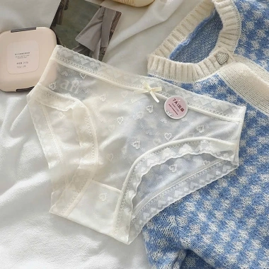 Quần Lót Nữ Ren Sexy họa tiết trái tim gợi cảm Mã A150 giá chỉ 13.897 VND 4 Quần Lót Nữ Ren Sexy họa tiết trái tim gợi cảm Mã A150 giá chỉ 13.897 VND 4