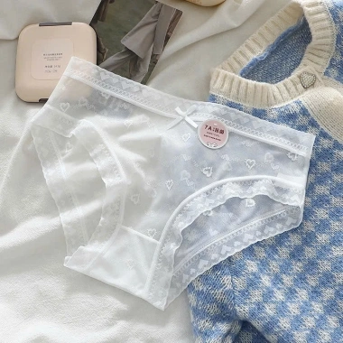 Quần Lót Nữ Ren Sexy họa tiết trái tim gợi cảm Mã A150 giá chỉ 13.897 VND