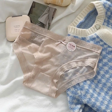 Quần Lót Nữ Ren Sexy họa tiết trái tim gợi cảm Mã A150 giá chỉ 13.897 VND