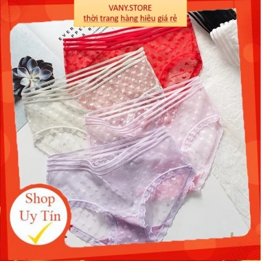 Quần Lót Nữ Ren Sexy - Viền Chun Lưới, Họa Tiết Trái Tim, Gợi Cảm, Freeship 20k Quần Lót Nữ Ren Sexy - Viền Chun Lưới, Họa Tiết Trái Tim, Gợi Cảm, Freeship 20k