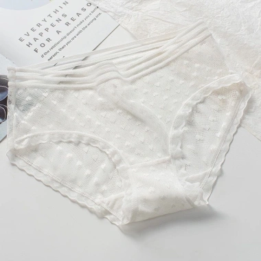 Quần Lót Nữ Ren Sexy - Viền Chun Lưới, Họa Tiết Trái Tim, Gợi Cảm, Freeship 20k