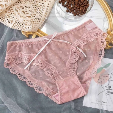 Quần lót nữ ren tơ xuyên thấu pastel hiện đại - Đẹp, thoáng mát, giá chỉ 35k 9 Quần lót nữ ren tơ xuyên thấu pastel hiện đại - Đẹp, thoáng mát, giá chỉ 35k 9