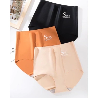Quần Lót Nữ Su Lụa Cao Cấp Cạp Cao Gen Nịt Bụng Tàng Hình - Sexy, Thoải mái, Giá 25.800 VND