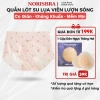 Quần Lót Nữ Su Lụa Viền Lượn Sóng Siêu Mỏng Chip Cạp Vừa Đáy Kháng Khuẩn AMYBRA L1.027 25k