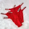 Quần Lót Nữ Victoria Secret Đỏ Ruby Đính Đá Logo Lưng Thun Cao Cấp Giãn Siêu Sexy 5