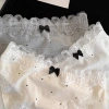 Quần Lót Ren Cạp Cao Nữ Co Giãn Cotton Chấm Bi Dễ Thương - AMYBRA L5.410 Giá 35k 7