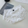 Quần Lót Ren Cạp Cao Nữ Co Giãn Cotton Chấm Bi Dễ Thương - AMYBRA L5.410 Giá 35k 10