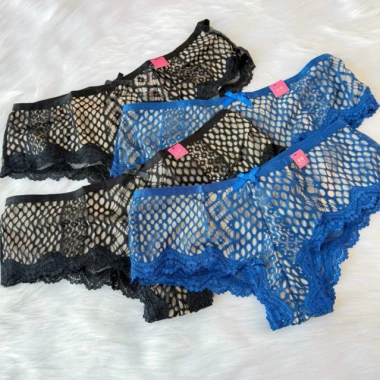 Quần Lót Ren Lưới Vicky Sylvia Cao Cấp Sexy Không Viền Co Giãn 4 Chiều Ôm Dáng, Mềm Mịn, Xuất Túi Riêng - Giá 49.000₫