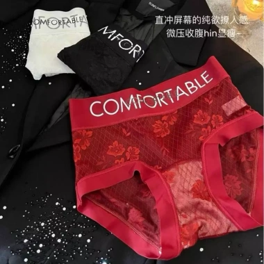 Quần lót ren nữ cạp chữ COMFORTABLE gợi cảm, không lộ viền, mềm mại thoáng mát – Giá chỉ 99.000đ