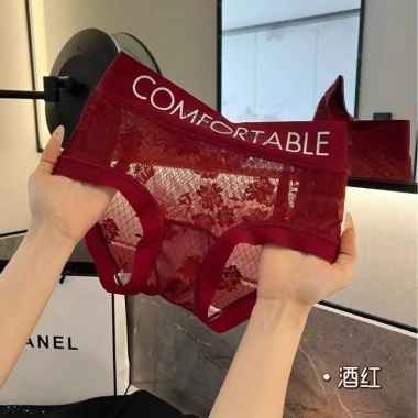 Quần lót ren nữ cạp chữ COMFORTABLE gợi cảm, không lộ viền, mềm mại thoáng mát – Giá chỉ 99.000đ