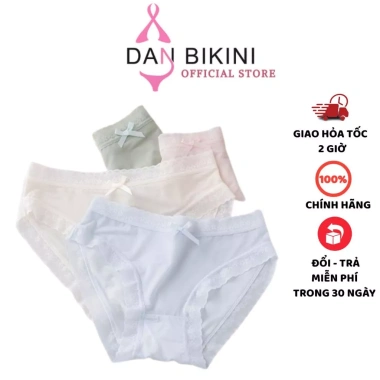 Quần Lót Ren Nữ DANBIKINI Cao Cấp Su Lụa Ren Hoa Thoáng Mát Gợi Cảm 19.990 VND