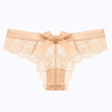 Quần lót ren nữ khe kháng khuẩn, sexy gợi cảm, nơ lớn, đường cong rũ - 35.000 VND