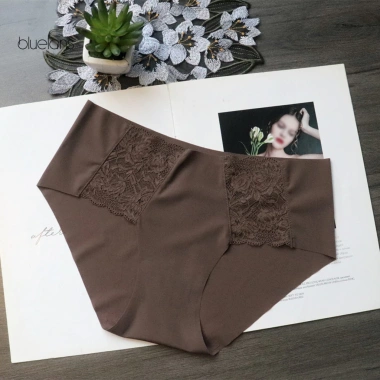 Quần Lót Ren Nữ Liền Mạch Co Giãn, Không Thể Hiện, Trượt Vô Hình, Bikini Thoải Mái Cho Mỗi Ngày