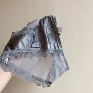 Quần Lót Satin Cổ Điển Kiểu Pháp Ren Gợi Cảm - Giá chỉ 36.209 VND 6