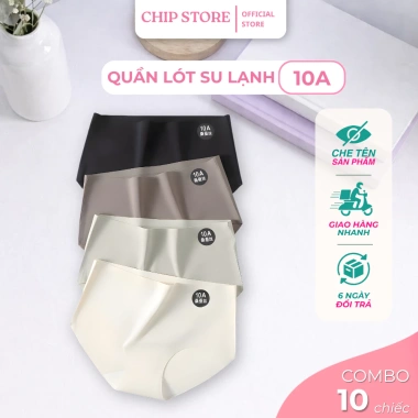 Quần Lót Su Lạnh 10A Dày Dặn, Kháng Khuẩn, Không Viền – Mặc Như Không, Giá 211.218₫