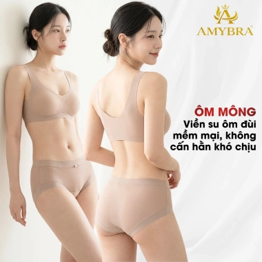 Quần lót su nữ tàn hình mỏng nhẹ, chip co dãn, đáy may 2 lớp AMYBRA L896 – 43.000₫