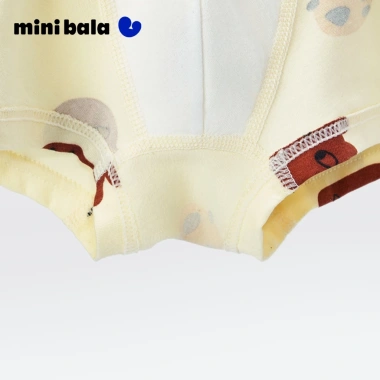 Quần Lót Trẻ Em minibala Bé Trai Cotton Thoáng Khí Không Mông Boxer 239.760 VND