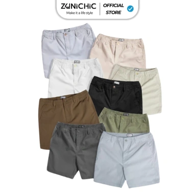 Quần Lửng Nam Đen Trắng Kem Short Lưng Chun Co Giãn Thoải Mái Trẻ Trung Giá 260k 2