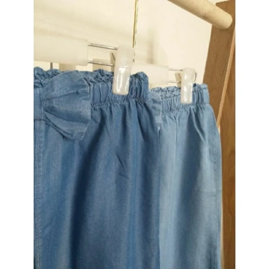 Quần lửng ống rộng vải bò giấy size đại 23-42kg cho bé - Giá chỉ 89.999đ 2