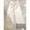 Quần mặc áo dài 110cm cách tân nữ vải lụa, màu trắng, tiệc cưới lễ tết QAD02 4