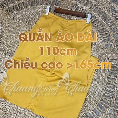 Quần mặc áo dài cách tân nữ 110cm ống rộng co giãn lụa Tây Thi Dự tiệc cưới lễ tết 6