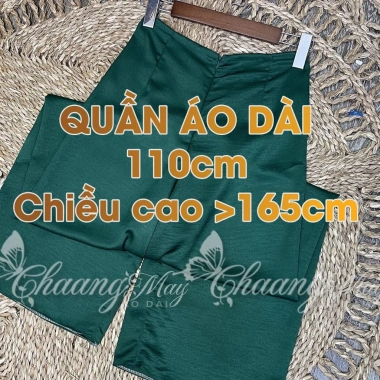 Quần mặc áo dài cách tân nữ 110cm ống rộng co giãn lụa Tây Thi Dự tiệc cưới lễ tết 8