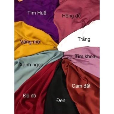 Quần mặc áo dài cách tân nữ lụa Tây Thi suông ống rộng co giãn cho tiệc cưới lễ tết 9