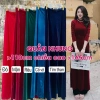 Quần mặc áo dài Nhung cách tân nữ truyền thống 110cm CHAANG QAD14 màu đỏ đen vàng dự tiệc cưới lễ tết
