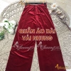 Quần mặc áo dài Nhung cách tân nữ truyền thống 110cm CHAANG QAD14 màu đỏ đen vàng dự tiệc cưới lễ tết 8