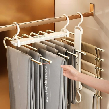 Quần Móc Treo Đa Năng Gập Lại Inox - Kẹp Quần Nhiều Lớp Tiết Kiệm Không Gian 7
