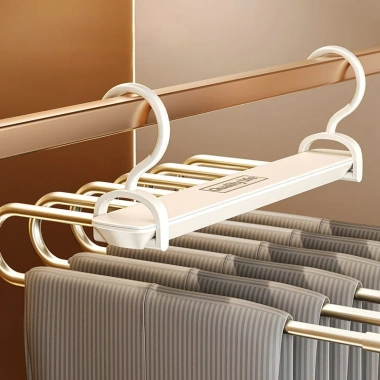 Quần Móc Treo Đa Năng Gập Lại Inox - Kẹp Quần Nhiều Lớp Tiết Kiệm Không Gian 9