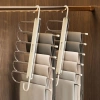 Quần Móc Treo Inox Gập Lại Đa Chức Năng Bảo Quản Quần Áo Kẹp Nhiều Lớp Giá 206.800₫