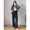 Quần nâu tây choco ống rộng culottes không chun - Giá chỉ 55.000, ảnh thật video 6