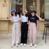Quần nâu tây choco ống rộng culottes không chun - Giá chỉ 55.000, ảnh thật video 7