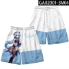 Quần ngắn nam Genshin Impact 3D Cosplay Paimon Ganyu Klee Beelzebul – Giá ưu đãi 136k 3