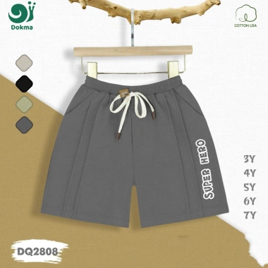 Quần Ngố Cotton Da Cá Nhiều Hoạ Tiết Bé Trai 3‑7 tuổi 12‑22kg Dokma DQ2.025/DQ2.808 Giá 109k 3