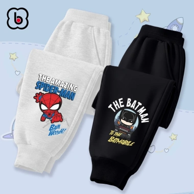 Quần nỉ bé trai Marvel BabyloveGO dài thể thao SpiderMan Batman IronMan 1-10 tuổi giảm giá 158k
