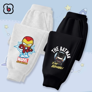 Quần nỉ bé trai Marvel BabyloveGO dài thể thao SpiderMan Batman IronMan 1-10 tuổi giảm giá 158k