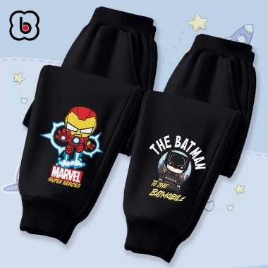 Quần nỉ bé trai Marvel BabyloveGO dài thể thao SpiderMan Batman IronMan 1-10 tuổi giảm giá 158k