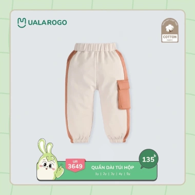 Quần Nỉ Da Cá Chéo Túi Hộp Uala cho Bé Trai 9-27kg Thời Trang Độc Đáo Giá 135k 3